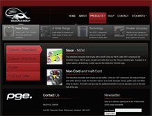 Tablet Screenshot of iguana-golf.com